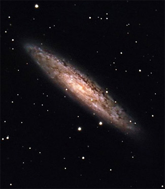 NGC 253, the "Sculptor Galaxy," first discovered by Caroline Herschel